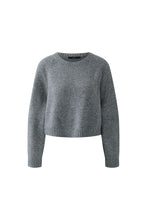 Oui Classic Knit Jumper - Grey