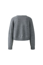 Oui Classic Knit Jumper - Grey