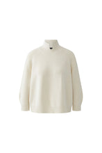 Split-Neck Knit - Cream
