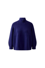 Split-Neck Knit - Blue