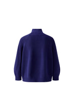 Split-Neck Knit - Blue