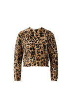 Leopard Print Fuzzy Jumper