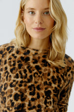 Leopard Print Fuzzy Jumper