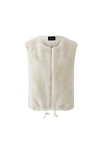 Ivory Faux Fur Gilet
