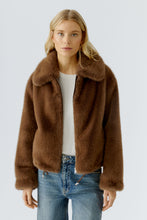 Chocolate Faux Fur Jacket