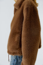 Chocolate Faux Fur Jacket