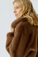 Chocolate Faux Fur Jacket