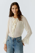 Sheer Ruffle Blouse