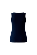 Dark Blue Ribbed Tank Top