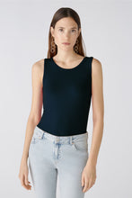 Dark Blue Ribbed Tank Top