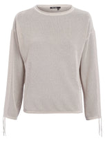 Metallic-look Sweater - Light Taupe