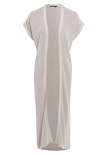 Metallic-look Cardigan - Light Taupe