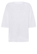 Sweater in Mesh Look - White