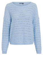 Sweater in Yarn Mix - Sky Blue