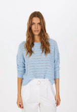 Sweater in Yarn Mix - Sky Blue