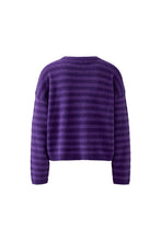 Stripe Knit Jumper - Purple
