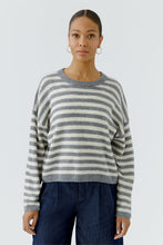 Stripe Knit Jumper - Grey