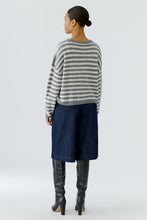 Stripe Knit Jumper - Grey