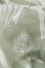 Palm Tree Print Scarf