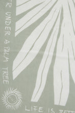 Palm Tree Print Scarf