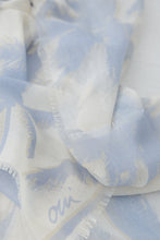 Palm Print Summer Scarf