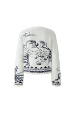 Cream Knit Jumper with Cactus Scene