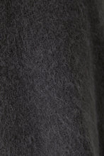 Charcoal Fluffy Knit Jumper with Relaxed Fit