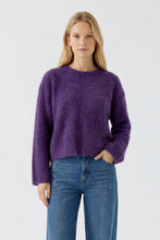 OUI Cashmere Crew Neck Sweater - Purple