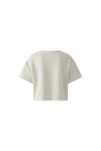 Boxy Jersey Tee in Off-White