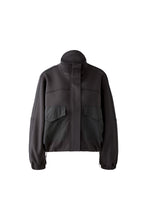 Utility-Style Zip Jacket in Charcoal