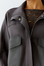 Utility-Style Zip Jacket in Charcoal