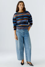 Striped Mohair-Blend Jumper