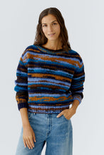 Striped Mohair-Blend Jumper
