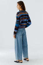 Striped Mohair-Blend Jumper
