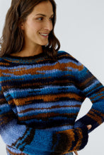 Striped Mohair-Blend Jumper