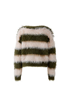 Oui Fluffy Stripe Jumper