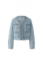 Light Wash Cropped Denim Jacket
