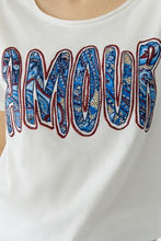 White “Amour” Graphic T-Shirt