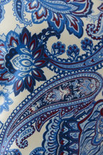 White Paisley Panel Graphic T-Shirt