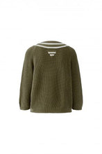 Khaki V-Neck Knit Jumper