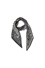 Monochrome Paisley Scarf
