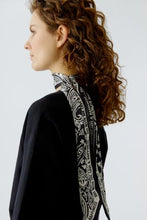 Monochrome Paisley Scarf