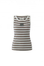 Stripe Ribbed Tank Top