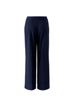 Tailored Wide-Leg Culottes - Dark Blue