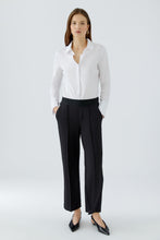 Tailored Wide-Leg Culottes - Black