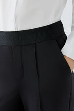 Tailored Wide-Leg Culottes - Black