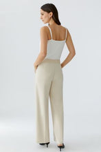 Tailored Straight-Leg Trousers - Off White