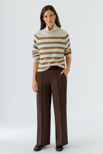 OUI Wide-Leg Trousers - Chocolate
