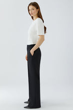 OUI  Wide-Leg Trousers - Black