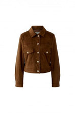 Brown Suede Cropped Jacket